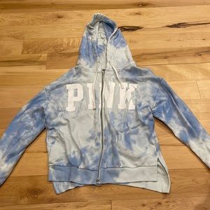 PINK zip up hoodie